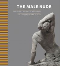 Nude male sculpture 'The shot of firedamp', on cover of 'Male Nude', by Ediciones El Viso.