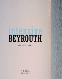 Seascape rotated right, on cover of 'Intensive Beyrouth, Youssef Thome', by Editions Norma.