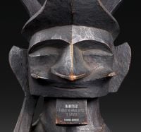 Black carved wood mask on cover of 'Rarities, From The Himalayas to Hawaii, by Hali Publications.