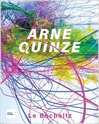 Multicoloured spiral mass of lines, on pale blue cover, ARNE QUINZE in white font above centre.