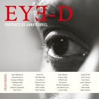 Close up of eye, eyebrow and bridge of nose, on cover 'EYE-D', by ACC Art Books.