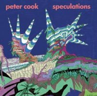 Brightly colored drawing 'Crazy City' by Peter Cook, on cover of 'Speculations', by Circa Press.