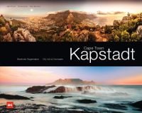 A mountainous landscape, and seascape on landscape cover of Cape Town, City Full of Contrasts', by Delius Klasing Verlag GmbH.