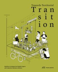 Dense green forest, on cover of 'Towards Territorial Transition, A plea to large scale decarbonizing', by Park Books.
