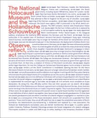 Book cover of The National Holocaust Museum and the Hollandsche Schouwburg. Published by Waanders Publishers.