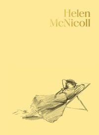 Book cover of Helen McNicoll: An Impressionist Journey, with a sketch of a woman in long dress lying back on deck chair. Published by 5 Continents Editions.