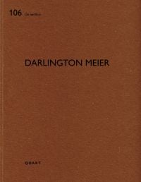 Book cover of Darlington Meier: De aedibus. Published by Quart Publishers.