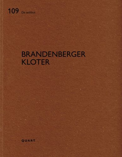 Book cover of Brandenberger Kloter: De aedibus. Published by Quart Publishers.