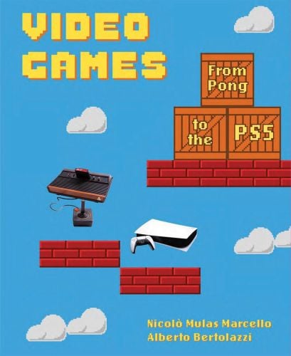 Book cover of Video Games: From Pong to the PS5, with an old Nintendo games console. Published by Abbeville Press.