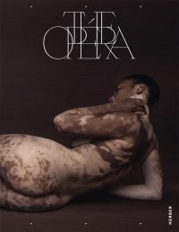 Book cover of The Opéra: Volume XII. ÆTHERUM, with three nude females posing on seat covered in a white sheet. Published by Kerber.