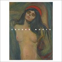 Book cover of Edvard Munch: Posterbook, featuring the artist's painting titled 'Madonna'. Published by MUNCH.