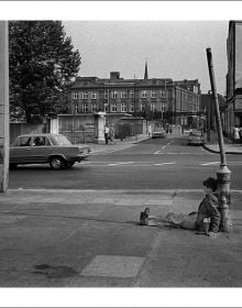 Book cover of Endurance & Joy in the East End 1971-87, with British Bengali children sitting on a car outside of a squat near Brick Lane. Published by Spitalfields Life Books.