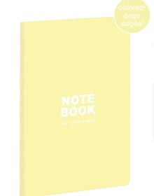 Pastel Yellow A5 Notebook