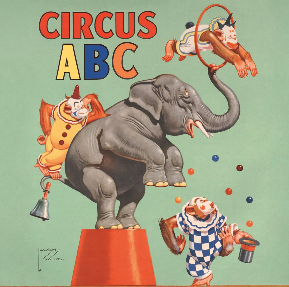 Circus Elephant Poster