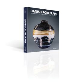 Book cover of Danish Porcelain featuring an antique Royal Copenhagen Ice Dome on Porcelain Dish, Blue Fluted. Published by ACC Art Books.