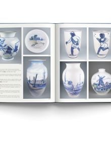 Book cover of Danish Porcelain featuring an antique Royal Copenhagen Ice Dome on Porcelain Dish, Blue Fluted. Published by ACC Art Books.