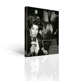 Book cover of Hollywood: Confidential, with a HBO news reporter talking to the camera. Published by ACC Art Books.