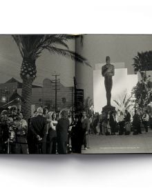 Book cover of Hollywood: Confidential, with a HBO news reporter talking to the camera. Published by ACC Art Books.