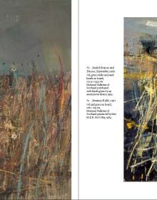 Book cover of Joan Eardley: A Sense of Place, featuring a painting title 'Hedgerow with Grasses and Flowers'. Published by National Galleries of Scotland.