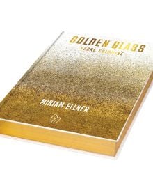 Book cover of Golden Glass: Verre Églomisé. Published by Pointed Leaf Press.