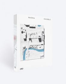 Book cover of Invisible, with an aerial view of urban design plan. Published by ORO Editions.