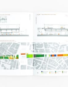 Book cover of Emergent Tokyo: Designing the Spontaneous City, with an aerial map of cityscape with train station. Published by ORO Editions.