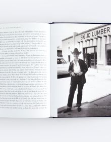 Book cover of Small Town Big Dreams: The Life of Nancy Zeckendorf, featuring the ballet dancer performing a high kick, with mountain landscape behind. Published by ORO Editions.