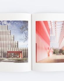 Book cover of Source Books in Architecture No. 15, featuring the center of the arts for the near west side school in Chicago. Published by ORO Editions.