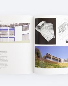 Book cover of Source Books in Architecture No. 15, featuring the center of the arts for the near west side school in Chicago. Published by ORO Editions.