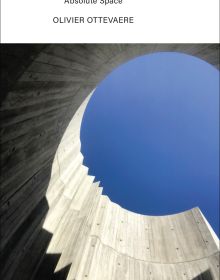 Book cover of Concrete Approximations, In Pursuit of Absolute Space Low, with grey concrete tubular structure. Published by ORO Editions.