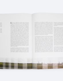 Circle of chapter headers on white cover of 'LA+ Beauty', by ORO Editions.