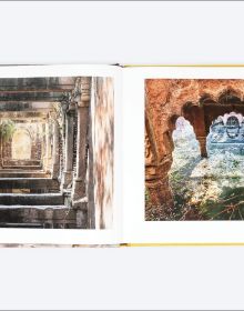 Book cover of To Reach the Source: The Stepwells of India, featuring an Indian stepwell filled with water. Published by ORO Editions.