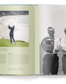 Book cover of Golf, The Ultimate Book, with Trump International Golf green, Ireland. Published by teNeues Books.