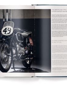 Book cover of BMW Motorrad: Make Life a Ride, featuring a Motorrad Concept R18. Published by teNeues Books.