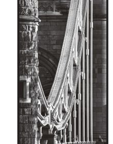 Book cover of London Vertical, with a view of houses of parliament from London Eye pod. Published by teNeues Books.