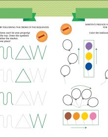 Book cover of My First Book About Telling Time: Montessori Activity Book, with an alarm clock, a wristwatch, and 4 plant pots. Published by White Star.