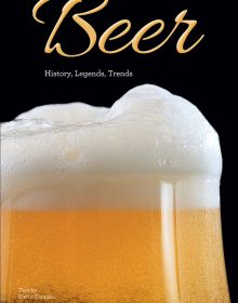 Book cover of Beer, History, Legends, Trends, with a pint of amber coloured beer with frothy head. Published by White Star.