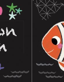 Book cover of The Sea: The World Around Me, with an orange and white striped clownfish. Published by White Star.