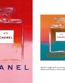 Book cover of Chanel No. 5, The Perfume of a Century, with a perfume bottle. Published by White Star.