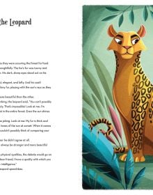 Book cover of 5 Minute Bedtime Stories From the Wild' from the '5 Minute Bedtime, with a giraffe, leopard, rabbit, fox, lion and bear. Published by White Star.