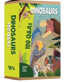 Box of Dinosaurs: 100 Q&As, with five dinosaurs on the front. Published by White Star.