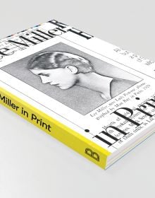 Book cover of Lee Miller in Print. Published by Exhibitions International.