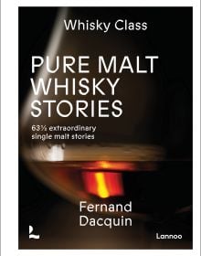 Book cover of Pure Malt Whisky Stories: 63 1/2 extraordinary single malt stories. Published by Lannoo Publishers.