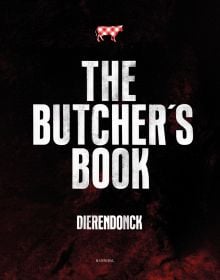 Large white font on black cover of 'The Butcher's Book', by Hannibal Books.