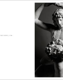 Book cover of Canova. Four Tempos: Volume IV: Sculptures from the Gypsotheca of Possagno, with a plaster cast of nude male figure holding sword. Published by 5 Continents Editions.